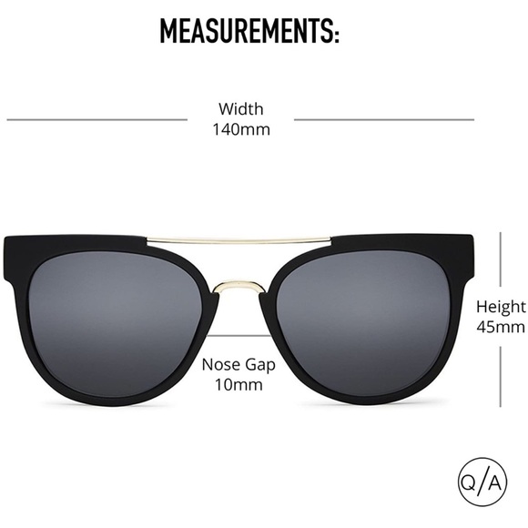 QUAY Odin Sunglasses Black Frame Blackout Lenses - Picture 7 of 11